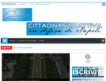 Tablet Screenshot of cittadinanzattivanapoli.com